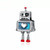 Blue Robot Charm 925 Sterling Silver Love Heart Charm Beads for DIY Charms Bracelet & Necklace