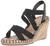 Charles by Charles David Women's Nick Wedge Sandal, Black, 9