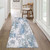 famibay 2x6ft Hallway Runner Rug with Rubber Backing Upgraded Non Slip Modern Abstract Washable Rug Runner Soft Fluffy Low Pile Carpet Floor Runners for Hallway Entryway Bathroom Bedroom Kitchen