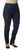 Ruby Rd. Women's Pull-on Extra Stretch Denim Jean, Dark Indigo, 16