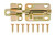 AjustLock 2.5' Barrel Bolt Lock (Brass)