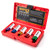 KOOPOOL Impact Lug Nut Socket Set 5 Pieces 1/2- Inch Drive Wheel Lug Nuts Socket with Protective Sleeve and Insert Prevent Damage to Rims and Lugs Metric Non-Marring