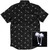 Molokai Shirts (Palm Trees (Black), Medium)