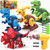 BAODLON Dinosaur Toys for 3 4 5 6 7 Year Old Boys, Take Apart Dinosaur Toy for Kid 3-5 5-7 Building Toy with Electric Drill, Learning Educational STEM Construction Toy Christmas Birthday Gift Boy Girl