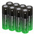 CWUU 18650 Rechargeable Battery 3.7V 18650 Battery Li-ion Cell High Capacity 9900mAh for Flashlight 11-06-2 (8 Pack,Flat Top)