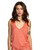 RVCA Women's Knit Top, MayDay Tank/Peach, X-Large