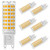 SNBIHIBE G9 LED Light Bulbs Dimmable, 6W G9 LED Bulb Equivalent 60W Halogen Lights,2700K Soft Warm White T4 Bi-Pin Base,120V 600LM, No Flicker for Chandelier Lights, Bathroom,Home Lighting 6 Pack