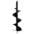 XtremepowerUS 4" Post Hole Digger Replacement Auger Bits Dig Earth Plant Hole Planting, Black