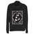 Fifth Sun Disney Princesses BW Jasmine Women's Cowl Neck Long Sleeve Knit Top, Black, X-Large