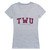 Texas Woman's University Pioneers Womens Game Day T-Shirt Tee - Heather Grey, XX-Large