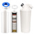 Enhon Shower Filter for Hard Water, 2 Showerhead Filter Replacement Cartridge for Soften Water to Remove Chlorine Fluoride Carbon KDF Filtration, Soften Skin and Hair Compatible with Aquasana