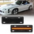 NSLUMO LED Front Side Marker Lights Replacement for 82-92 Chevy Camaro Euro Smoked Lens Amber Led Bumper Side Signal Parking Marker Light Assembly Replace OEM Sidemarker Lamps