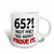 3dRose mug_163827_2 65 Not Me No Way Prove It Happy 65Th Birthday, Ceramic Mug, 15-Ounce