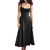 Women Y2k Square Neck Lace Trim Long Dress Low Cut Sleeveless Bustier Midi Dress Going Out Spaghetti Strap Sundress A-Black