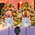 Baquler Nativity Scene 2 Pcs LED Outdoor Yard Stakes Metal Christmas Light Decorations Christmas Yard Decoration for Xmas Outdoor Pathway Garden Lawns (Silver)