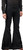 LMALMA Men's Bell Bottom Flares Jeans Stretchy 60s 70s Bootcut Pants Disco Trousers Black