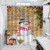 COVOME Bathroom Shower Curtain Sets Merry Christmas Snowman Shower Curtain for Bathroom Winter Snow Man Topper Modern Bathroom Curtain Home Bathroom Decorations 72x84 Inch