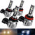 Frienda 4 Pcs 9005/hb3 H11/h9/h8 Led Headlight Bulbs Combo 12000lm 6000k Xenon White Wireless Plug Play H11 9005 Automotive Headlight Bulbs for Halogen Replacement High Low Beam