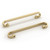 goldenwarm 10 Pack Brushed Brass Cabinet Pulls 5 Inch Brushed Gold Cabinet Pulls Gold Cabinet Handles Brass Drawer Pulls Zinc Alloy Satin Brass Cabinet Pulls Cupboard Cabinet Door Handles for Bathroom