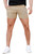 GINGTTO Mens Slim Fit Shorts 5" Inseam Stretch Chino Short Pants (34,Khaki)
