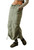 Women Y2k Cargo Long Skirt Low Waist Drawstring Shirred Maxi Skirt 90s Vintage Harajuku Midi Skirt with Pockets (Army Green Drawstring Cargo,Small)