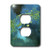 3dRose LSP_7298_6 Koi Blue 2 Plug Outlet Cover, Multicolor