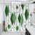 COVOME Shower Curtains Geometric Rhombus Green Bathroom Curtain Bohemian Abstract Heavy Duty Bath Curtain Home Bathroom Decorations 72x84 Inch
