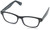 Foster Grant Unisex Adult Conan Multifocus Reading Glasses, Black And Milky Grey/Transparent, 54 Mm US