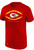 NFL Youth 8-20 Armour Ball Team Color Performance Primary Logo Short Sleeve T-Shirt (Kansas City Chiefs, 10-12)