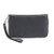 Lewis N. Clark RFID-Blocking Leather Phone Wristlet, Black