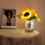 AEdlAy Sunflower Lamp, Sunflower Gifts for Women, Artificial Sunflower Crystal Flower Lamp, LED Table Lamp Night Lights for Children Adults Sunflower Lights Decor