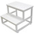 SZLHANJZ ,Wooden, Adults Kids, Portable Bed Step Stools for High Beds with Round Corner, Multi Purpose Stepping Stool for Bedroom Kitchen, Load 500 LB, White