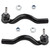BOXI 2pcs Front Outer Tie Rod End Links Fit for Dodge Durango 2011-2015 / for Jeep Grand Cherokee 2011-2015 - Sport Utility 4-Door | ES800973 ES800972