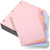 Harloon 250 Pcs 50 Sets Ring Binder Dividers 8.5" x 11" Blank Binder Dividers 3 Hole Punch Dividers in 5 Label Sets 230 GSM Heavyweight Binder for Project Class Presentation (Pastel Colors)