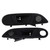 Evan Fischer Interior Door Handle Compatible with 2011-2019 Ford Fiesta Front, Driver and Passenge Side Set of 2 Textured Black