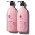 Luseta Rose Oil Shampoo and Conditioner Set for Fine and Dry Hair, 2x33.8oz