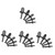 Housoutil 20 Pcs Copper pipe expander hand tools black hose circle cutter tool flaring bits copper pipe swaging tool drill restorer tool Bit Repairing Tool Bearing Steel Bit Expander tube