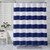 JIAMELUCK Modern Minimalist Striped Pattern Shower Curtain Waterproof Polyester Fabric Bathroom Curtains Bath Home Decor 170x170cm(67" Wx67 H)