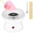Irfora Portable Cotton Candy Machine Desk Cotton Candy Maker 450W Candy Floss Machine with Bowl Sugar Scoop 10pcs Candy Sticks for Home Use
