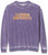 Chicka-d NCAA Clemson Tigers Womens Burnout Fleece Crew Pullover, Grape, Medium