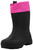 Kamik Unisex-Child Snobuster1 Snow Boot, Black/Magenta, 6 Medium US Big Kid
