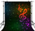 FHZON 5x7ft Funny Musical Note Backdrop Vast Starry Sky Background for Photography Themed Party YouTube Backdrops Photo Booth Studio Props GEFH058