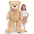 MorisMos Giant Teddy Bear Stuffed Animal with Tongue,Big Bear Plush Toy,Large Stuffed Bears Baby Shower,Valentines, for Girlfriend Kids 4 feet