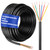 Hoolerry Solid Sprinkler System Wire, 18 Gauge Irrigation Wire with UV Resistant PVC Jacket Sprinkler Cable for Underground Irrigation System, Field Central Control System 30V UL Listed (18/7, 50 Ft)