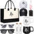 11 Pcs Wedding Gifts for Bride and Groom Sets, Include Tote Bag, Mr Mrs Hats Sunglasses, Honeymoon Sand Keepsake Jar, Tumbler, Mr and Mrs Luggage Tags for Bridal Shower Gifts for Bride (Elegant)