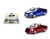 Jada 30359-DP1 New Diecast Toys Car 1: 24 Display - Just Trucks - 1999 Ford F-150 SVT Lightning (Blue, Red) 1 Item Random Color Without Retail Box, Multicolor
