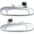 Evan Fischer Exterior Door Handles Set of 2 Front Left and Right Side Plastic Chrome W/Keyhole Compatible with Toyota Echo