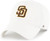 '47 MLB White Clean Up Adjustable Hat Cap, Adult One Size (San Diego Padres White)