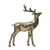 Creative Co-Op Decorative Standing Deer, Pewter