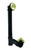 Westbrass Twist & Close Sch. 40 ABS Bath Waste with One-Hole Elbow, Polished Brass, D49411-01